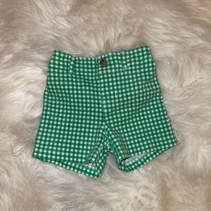 Ralph Lauren Green Gingham Shorts